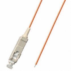 Multimode OM1 62.5/125 Fiber Pigtails Cable SC 1 Meter